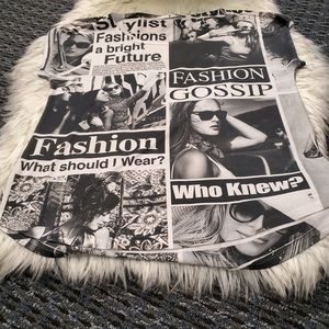 Black and White Fashion Shirt (L)